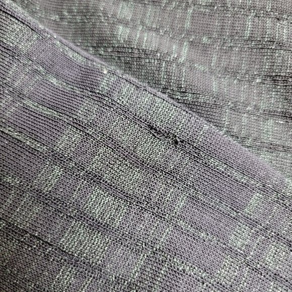 MISOOK Size Large Textured Black Open Front Cardigan Sweater Jacket Womens - Picture 5 of 5